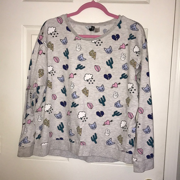 Very cute lightweight sweatshirt size XL - Picture 1 of 4